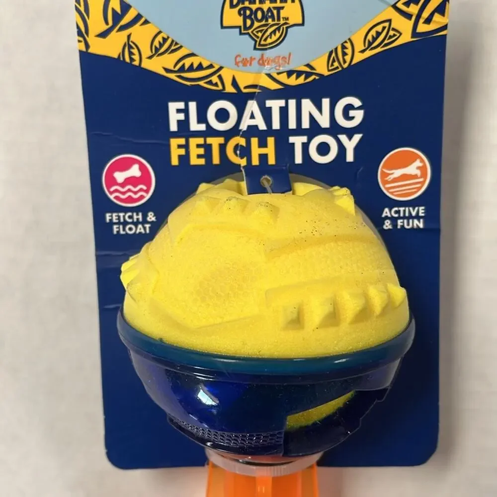 Banana Boat Dogs Floating Fetch Chew Toy Rocket Pool Lake Beach